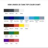 tank top color chart - Code Geass Store