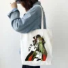 Anime Code Geass Lelouch Women White Tote Bags Shopping Bag Canvas Reusable Summer Large Capacity Shoulder 15 - Code Geass Store