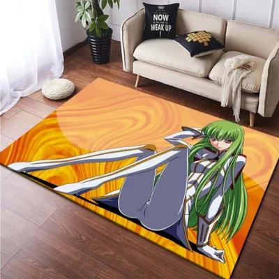 Code Geass C C Lelouch Anime Printed cartoon Floor Mats Carpets for Bedroom Living Room Home 10 - Code Geass Store