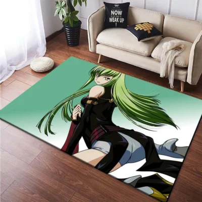 Code Geass C C Lelouch Anime Printed cartoon Floor Mats Carpets for Bedroom Living Room Home 12 - Code Geass Store