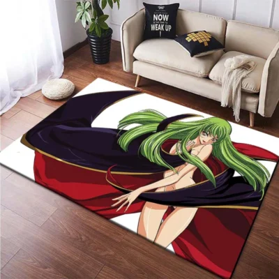 Code Geass C C Lelouch Anime Printed cartoon Floor Mats Carpets for Bedroom Living Room Home 13 - Code Geass Store