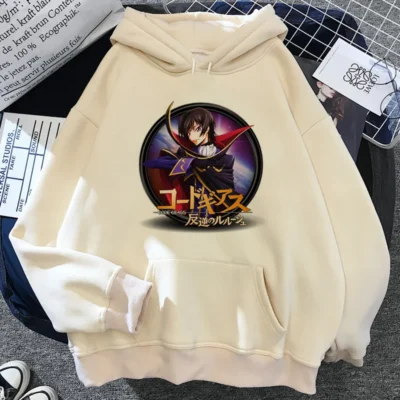 Code Geass hoodies men Fleece sweat y2k anime streetwear sweatshirts man japanese sweater 3 - Code Geass Store