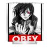 code geass black obey lelouch anime art transparent - Code Geass Store